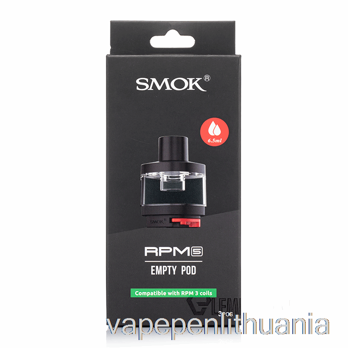 Smok Rpm 5 Pakaitinis Ankštys 6,5 Ml Rpm 5 Ankštys Vape Skystis